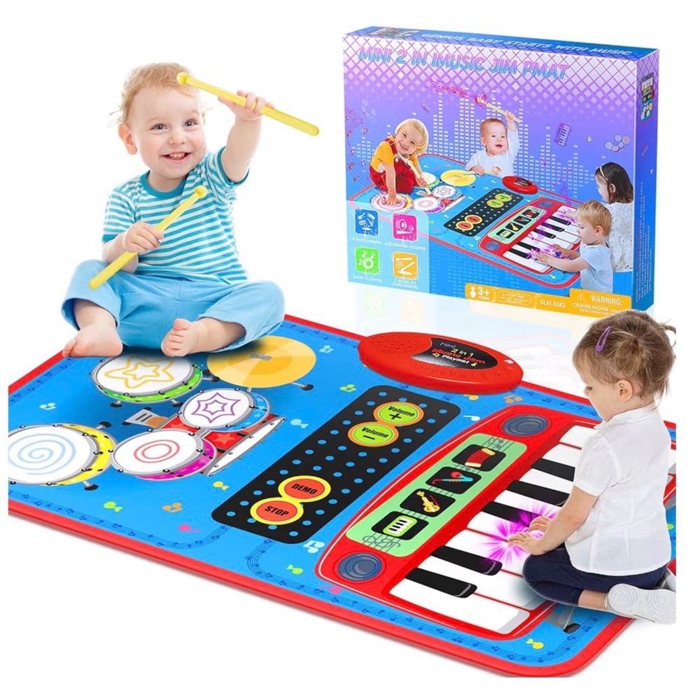 2-in-1 Musical Mat Toys